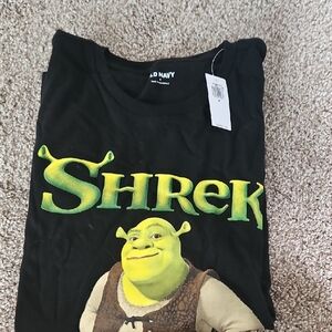 Old Navy Black Shrek Graphic Tee